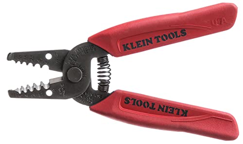 Klein Tools 11049 Wire Stripper / Cutter, Compact, Lightweight, Hardened Steel, Precision Ground, For Stranded Wires #TOP2