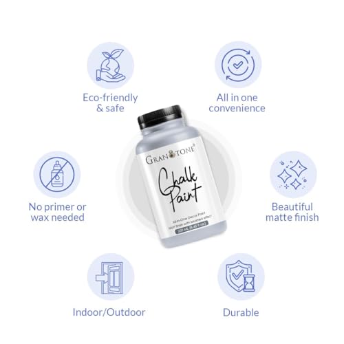 Image of GRANOTONE Chalk Paint French Grey 250 ml Matte Finish