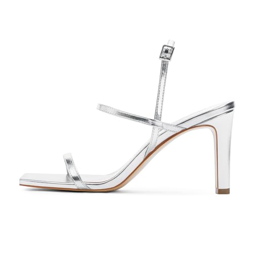 Image of Modatope Womens Sandals Open Toe Strappy Sandals Ankle Strap High Heel Sandals for Women