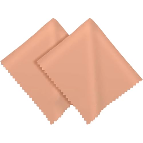 Tüy Bırakmayan Mikrofiber Bez; Lens, Gözlük, Telefon, iPhone, iPad, Tablet, Bilgisayar, Laptop Ekranı LCD TV ve Diğer Hassas Yüzeyler için Silme Bezi, Mikrofiber Temizleme Bezi (2 Adet 15x15 cm)