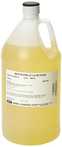 Burrell Scientific RZ1-238-04-74 Buffer Solution, 7.0 pH, 4 L, Yellow