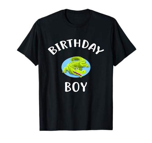 Birthday Boy Alligator T-Shirt Alligator Shirt for Birthday T-Shirt