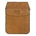 Hide & Drink, Work Pocket Organizer for Tools/Pens, Jeans Back Pocket Quick Grab Carry Job Tools, Office & Work Essentials, Full Grain Leather, Handmade, Old Tobacco
