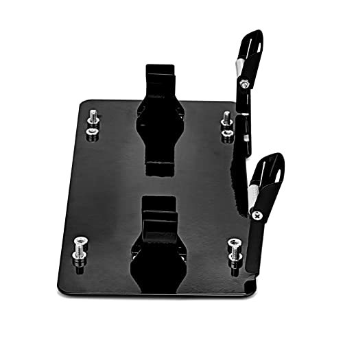 Mofun UTV ATV 8 3/4" Bracket Mounting Hole, 10" Flip-Up Winch Roller Fairlead License Plate Holder Bracket Kit, Steel by Mofun - Image 6
