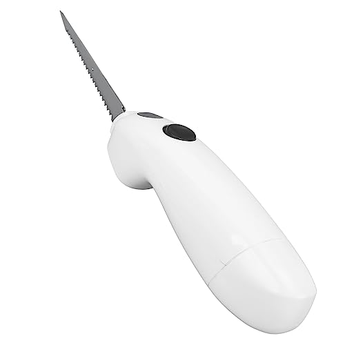 TOPINCN Batteriebetriebenes Messer, Elektrische Messer, Tragbares Steakmesser aus Edelstahl, Kabelloses Elektrisches Filetmesser für das Picknick Im...