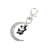 Porte-clés porte-bonheur : ce porte-clés en cristal peut être utilisé comme cordon, porte-clés, porte-clés, vous pouvez l'accrocher à votre sac, sac à dos, sac à main, porte-clés ou miroir de voiture comme décoration. Le porte-clés peut être retiré et vous pouvez ajouter vous-même un cordon ou une chaîne pour utiliser le porte-clés.