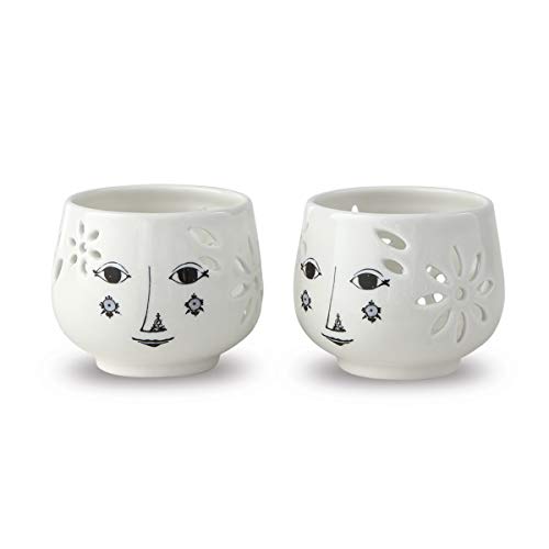 Preisvergleich Produktbild Bjørn Wiinblad Kerzenhalter 7.1x13.8x6.3 Bianco