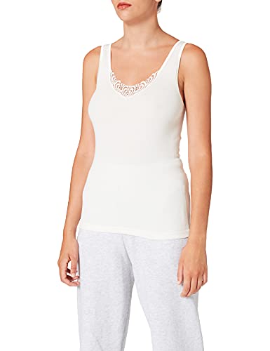 Susa Angora Hemd S8010800 - Camisa para mujer, color blanco (wollblanco s115), talla L