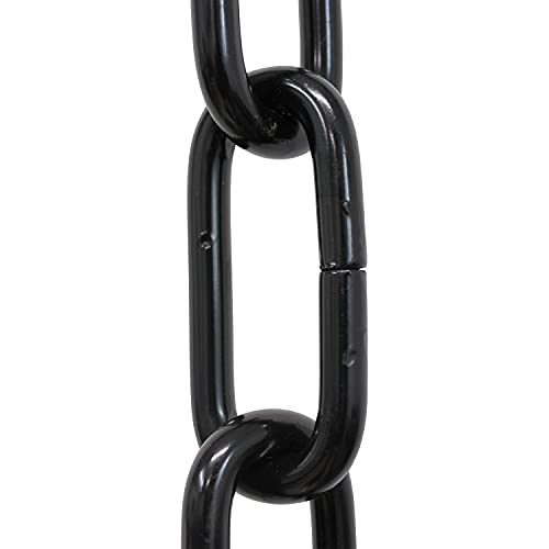 Image of RCH Hardware CH-ST59-U58-BLK Steel Chandelier Chain 3 Gauge, Black (1 Foot)