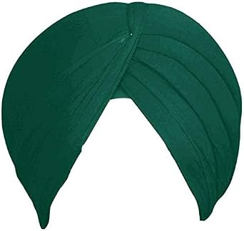 Sikh Cotton Turban for men | Cadmium Green Color | 7 meter Double Punjabi Pagri