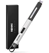 VEHHE Lighter, Electric Lighter USB Rechargeable, Candle Lighter with Safety Switch and Hanging H...