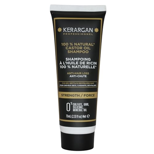 Kerargan Shampoing Anti-Chute à l'Huile de Ricin 75ml