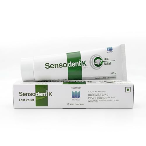 Image of K Toothpaste for Sensitive Teeth - Instant Relief & Long-Lasting Protection, Dentist Recommended, SLS & Paraben Free - 125g x Pack of 3