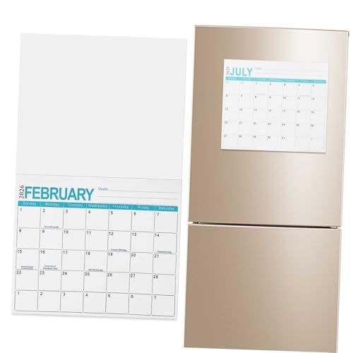 LOPUNER 磁性冷蔵庫用月間プランナー 年月から年月までヶ月対応 おしゃれで見やすいデザイン 長期スケジュール管理用カレンダー