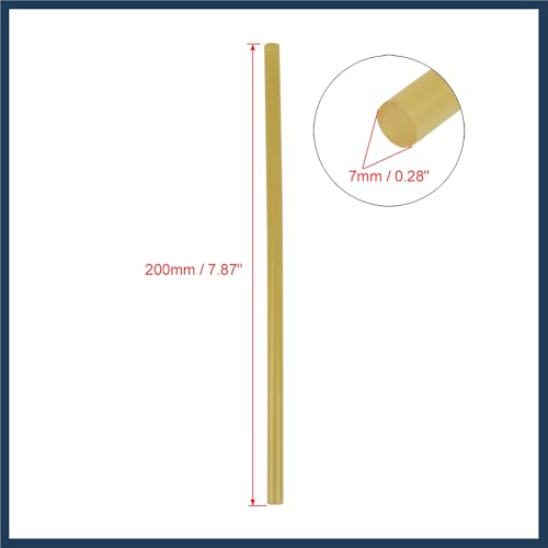 INFINAUTO 12 bastões de cola quente 7 mm x 200 mm carroceria automotiva sem pintura remoção de amass