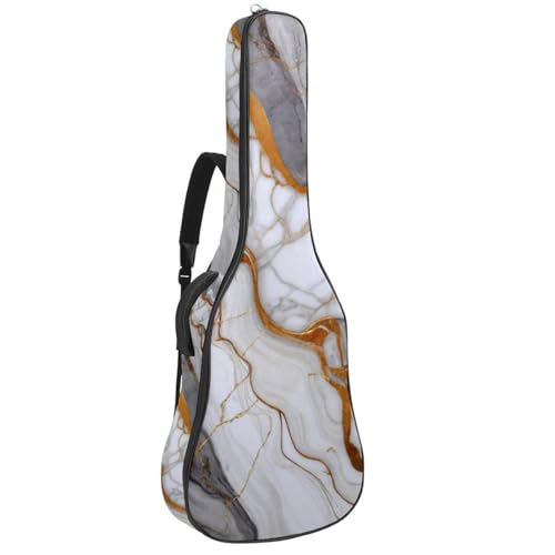Housse guitare acoustique rembourrée sac imperméable poches accessoires