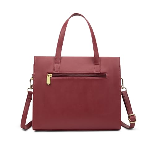 Image of Caprese Deer Medium Satchel Bag for Women with Multiple Compartments, Adjustable & Detachable Strap | Versatile Shoulder, Crossbody & Handheld Bag for Work, Travel, and Everyday Use