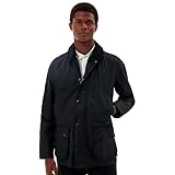 Barbour Men's Ashby Waxed Jacket, Classic Black (US, Alpha, X-Large, Regular, Regular, Classic Black)