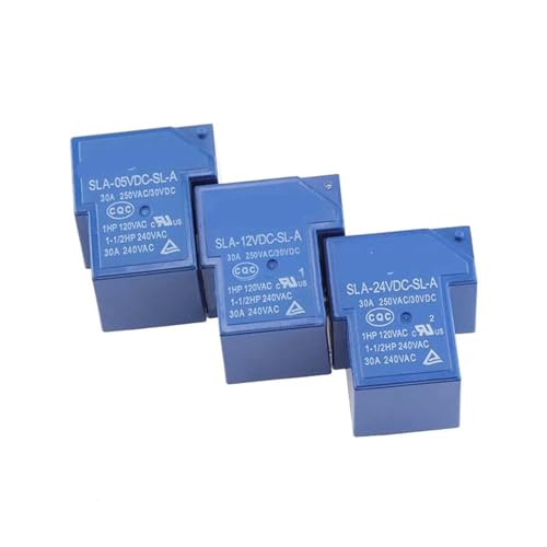 Relé 30A 4PIN SLA-05VDC-SL-A evita sobrecargas en placas de circuito 5V 10 Uds