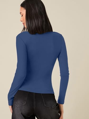 Image of Aahwan Women's & Girl's Solid Long Sleeve Polyester Slim Fit Top