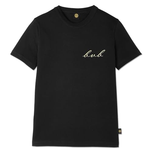 T-Shirt Dortmund BVB Gold Femme - Vivez la Passion en Noir Exclusif