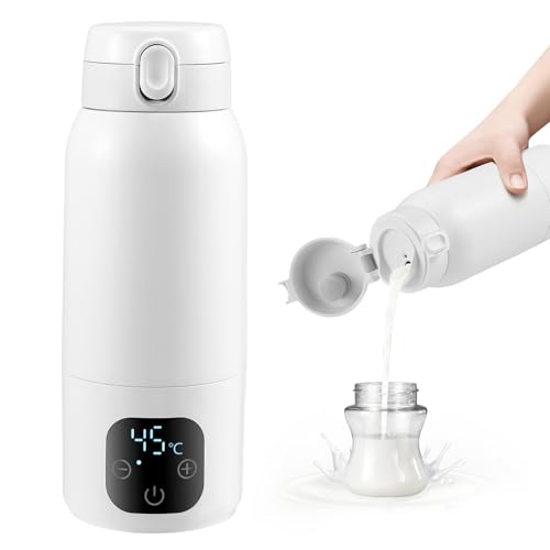 Chauffe biberon voiture reglable de 37 a 70 degres pour eviter les pleurs de bebe