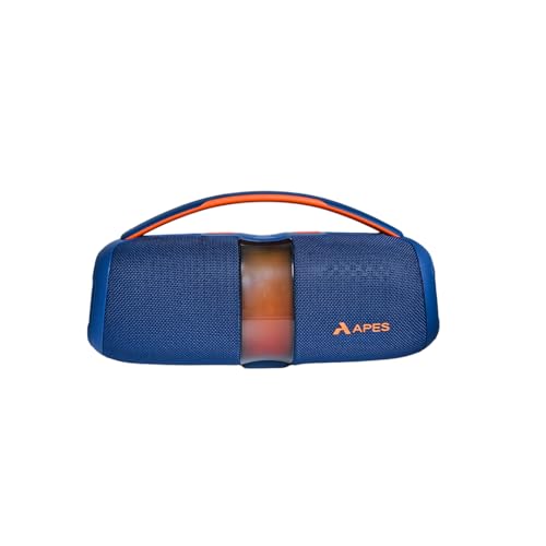 Image of APES BlastOutdoor Bluetooth Party Speaker, 8Hrs Playtime, Dynamic RGB LED's, 40W Speaker (Blue)