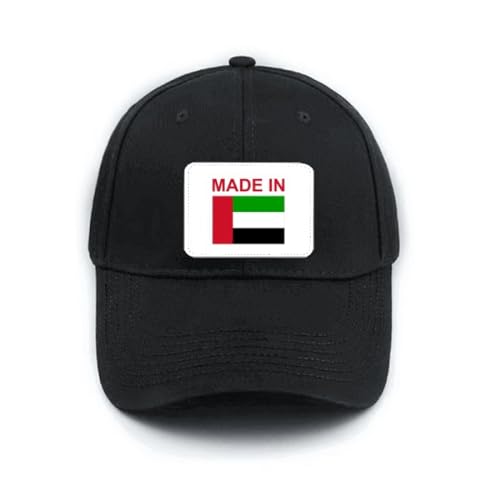 Casquette Émirats Arabes Unis noire idéale pour vos sorties et voyages au soleil