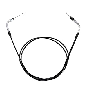 GOOFIT 79″ Leviers d’accélérateur Câble Remplacement pour Gy6 50cc 70cc 90cc 110cc 125cc Mobylette chinois Scooter Chinese Scooter Motorcycle ATV Quad Go Kart Moped Pit Dirt Bike