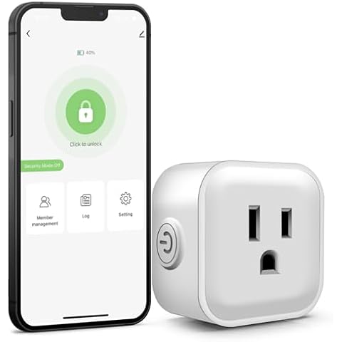 GeekTale Bluetooth Gateway, Smart Hub for Smart Lock Remotely Control, Compatible with Alexa and Google Home Cover