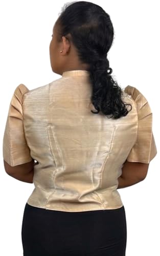 Modern Bolero | Authentic Filipiniana Attire - Order US Size (Beige,XL)3