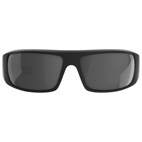 Spy Optic Men's Logan Ansi Rectangular Sunglasses, Matte Black Happy Photochromic, 612