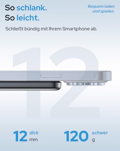 Powerbank für Magsafe, TRKOY Slim Magnetische Power Bank iPhone 5000mAh, Schnellladung Kabellose Powerbank mit USB-C Ausgang, Externe Handyakkus für iPhone 17/16/15/14/13/12 Serie