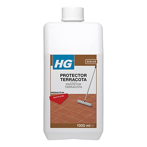 HG Abrillantador Protector para Terracota y Piedra Natural, Limpiador para Suelo Concentrado con Aroma Fresco, 1 L