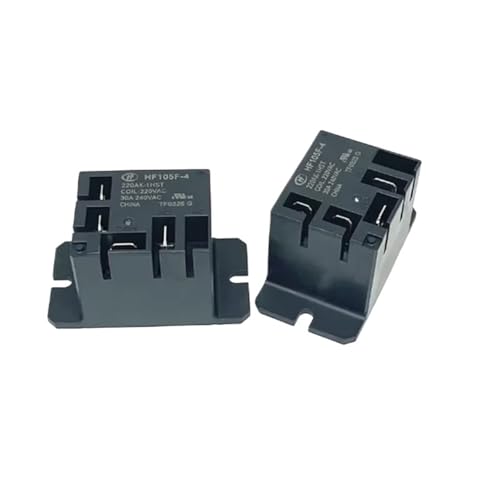 Relais HF105F-4 220AK-1HST évite les surchauffes électriques circuit 220VAC 30A 4 broches