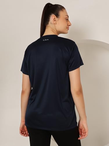 Image of Clovia Women's Polyester Regular Fit Active T-Shirt