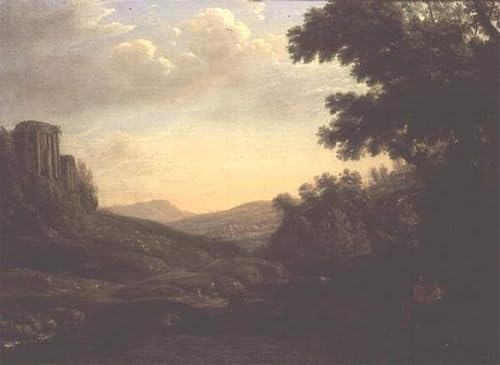 Impression d'art mural vintage de Claude Lorrain pour transformer votre salon avec élégance