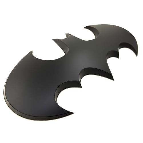 Image of Fan Emblems Batman 3D Car Badge - 1989 Batwing Logo (Large (Matte Black))