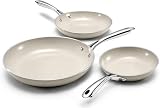SAFE MATERIALS: This Granitestone cookware set is PTFE, PFOA , cadmium, lead, and PFAS free; nontoxic by design, so you can skip harsh chemical worries and focus on healthy non-toxic eggs or veggies. NONSTICK PERFORMANCE: Our Granitestone Ceraluxe pa...