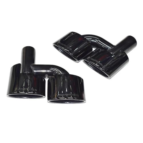 Silencieux tuyau d'échappement noir pour Benz Classe C W204 E W212 S W220