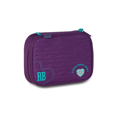 Estojo Rebecca Bonbon Box 100 Pens Juvenil Escolar Feminino Roxo