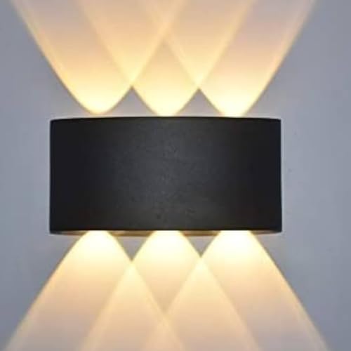 Image of One94Store LED Outdoor Wall Light Pack of 1 | Warm White (WW) 3 -Way Wall Lamp | Aluminium Body, Rainproof & Shockproof, Decorative Step /Pathway /Patio Light Fixture with 3 Month Warranty