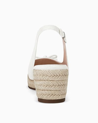 Image of Womens Closed Toe Espadrilles Wedges Shoes Platform Slingback Mid Low Heel Canvas Bow Dress Sandals