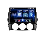 Radio for coche compatible con Mazda MX-5 MX5 III 3 NC Miata 2005-2014 con reproductor multimedia y GPS.