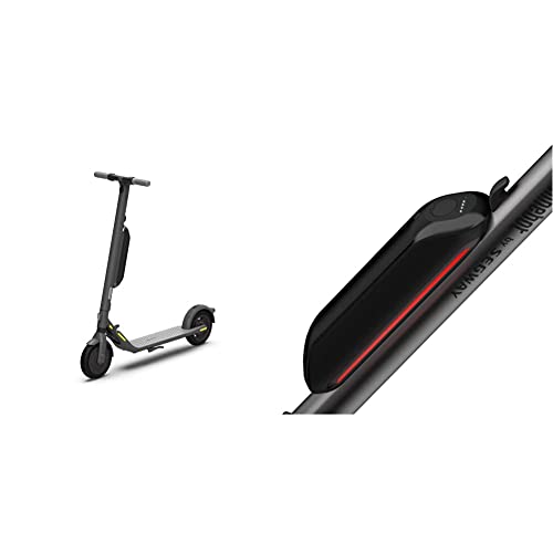 Segway Ninebot E22 E45 Electric Kick Scooter, Lightweight And Foldable, Upgraded Motor Power, Dark Grey & Ninebot External Battery Pack For Es1/Es2/Es4 Electric Kick Scooters #TOP24