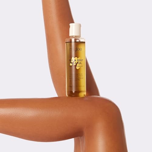 Mylee 2 in 1 Pre and Post Hair Removal Oil - Use prior or post shaving, waxing or depilation - Fragranced with natural essential oils - Light Formula and Easy to Apply – Vegan & Cruelty Free (250ml) - Image 5