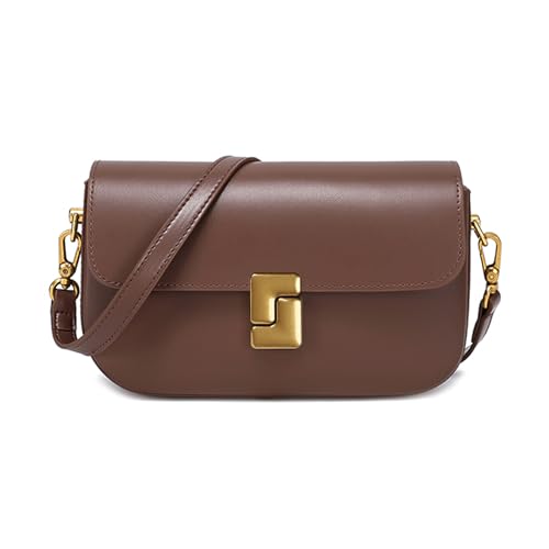 Image of Women's Small Crossbody Bag, Leather Sling Backpack with Removable Shoulder Strap & Top Handle