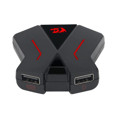 Adaptador Redragon Para Teclado e Mouse Para ConsoleEris GA-200 PS4 Xbox