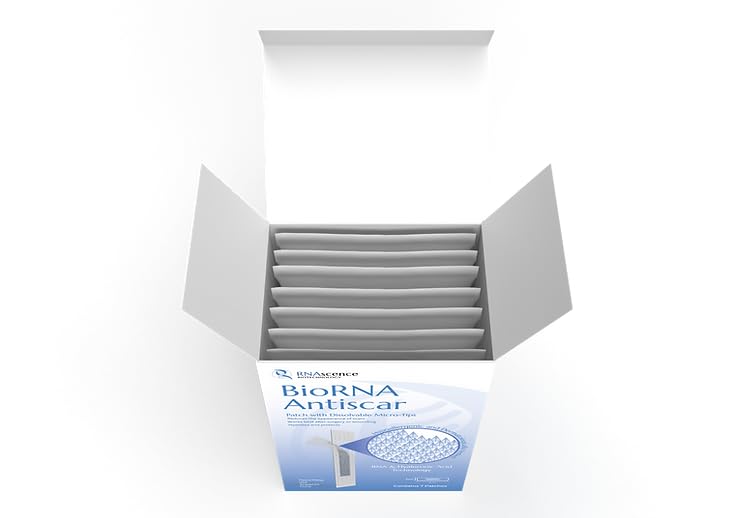 BioRNA Advanced Scar Care Solution (Box of 7 Patches), Clinically Tested Scar Patch to Help Improve and Reduce the Appearance of Scars