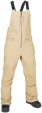 Volcom womens Swift Bib Overall Snowpant, Sand S5, XS: Buy Online